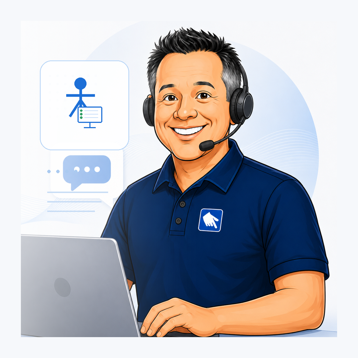Nick helping make technology accessible